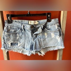 Denim shorts, size 2
